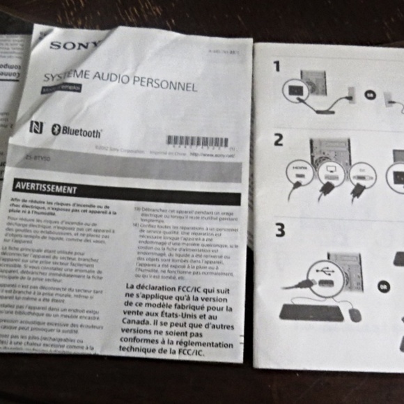 Sony Wireless Boombox Model ZS-BTY50 Bluetooth Radio - Picture 6 of 6